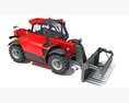 Manitou Telehandler 3Dモデル front view