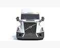 Semi Truck With Refrigerator Trailer Modelo 3d argila render
