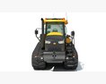 Track-Driven Farm Tractor Modelo 3d argila render