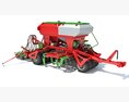 Trailed Planter Seeder 3Dモデル wire render