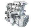 4 Cylinder Engine 3Dモデル