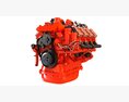 8 Cylinder Power Generation V8 Diesel Engine Modello 3D