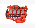 8 Cylinder Power Generation V8 Diesel Engine Modelo 3d