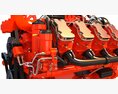8 Cylinder Power Generation V8 Diesel Engine 3D 모델 