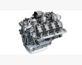 8 Cylinder Power Generation V8 Diesel Engine 3d model