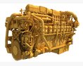 2017 Heavy Duty Engine 3D 모델 