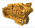 2017 Heavy Duty Engine 3D模型