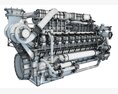 2017 Heavy Duty Engine 3d model