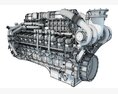 2017 Heavy Duty Engine 3d model