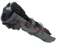 Afterburning Turbofan Aircraft Engine Cutaway 3Dモデル