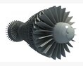 Aircraft Turbine 3D 모델 