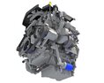 Animated V6 Engine 3d model