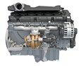 Animated V12 Engine 3D-Modell