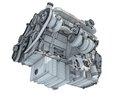 Animated V12 Engine 3D модель