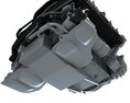 Audi S8 TFSI V8 Engine 3Dモデル