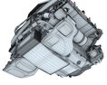 Audi S8 TFSI V8 Engine 3D模型
