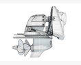 Boat Engine 3Dモデル