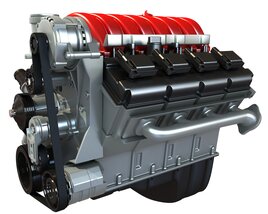Car Engine Modello 3D