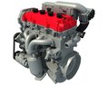 Car Motor 3D 모델 