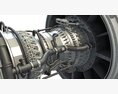 CFM International CFM56 Turbofan Aircraft Jet Engine 3D 모델 