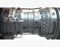 CFM International CFM56 Turbofan Aircraft Jet Engine Modèle 3d