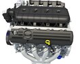 Chevrolet Corvette 2014 V8 Engine 3d model