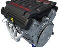 Chevrolet Corvette 2014 V8 Engine 3D模型