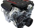 Chevrolet Corvette 2014 V8 Engine Modelo 3d
