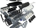 Chevrolet Corvette 2014 V8 Engine 3d model
