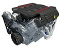 Chevrolet Corvette 2014 V8 Engine Modelo 3d