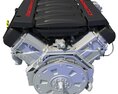 Chevrolet Corvette 2014 V8 Engine Modèle 3d