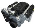 Chevrolet Corvette V8 Engine Modelo 3d