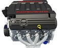 Chevrolet Corvette V8 Engine 3D-Modell