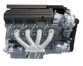 Chevrolet Corvette V8 Engine Modello 3D