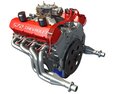 Chevrolet ZZ 572-720R Big Block Deluxe Crate Engine 3Dモデル