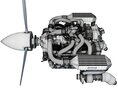 Continental IO-550 Aircraft Engine 3d model