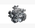 Cummins Engine For Agriculture, Construction, Mining 3D 모델 