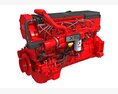 Cummins X15 Truck Engine 3D модель