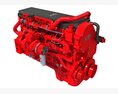 Cummins X15 Truck Engine 3D-Modell