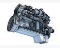 Cummins X15 Truck Engine Modello 3D