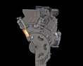 Cutaway Animated V8 Engine Ignition Modelo 3d