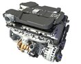 Cutaway V12 Engine Modelo 3D
