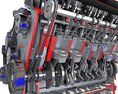 Cutaway V12 Engine 3Dモデル