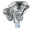 Cutaway V12 Engine Modelo 3D