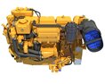 Detailed Marine Propulsion Engine 3D-Modell