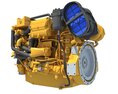 Detailed Marine Propulsion Engine Modelo 3D