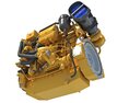 Detailed Marine Propulsion Engine 3Dモデル