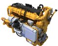 Detailed Truck Engine 3d model