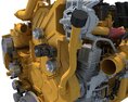 Detailed Truck Engine 3Dモデル