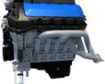 Detailed V8 Engine 3D 모델 